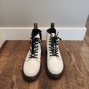Dr martens white boots